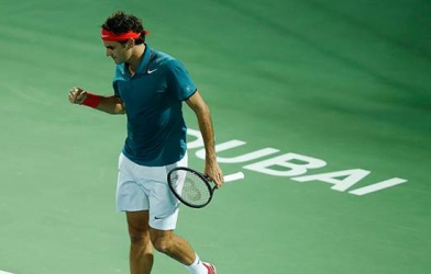 Dubai Tennis Championships: Thắng dễ Benjamin Becker, Federer thẳng tiến vào vòng 2
